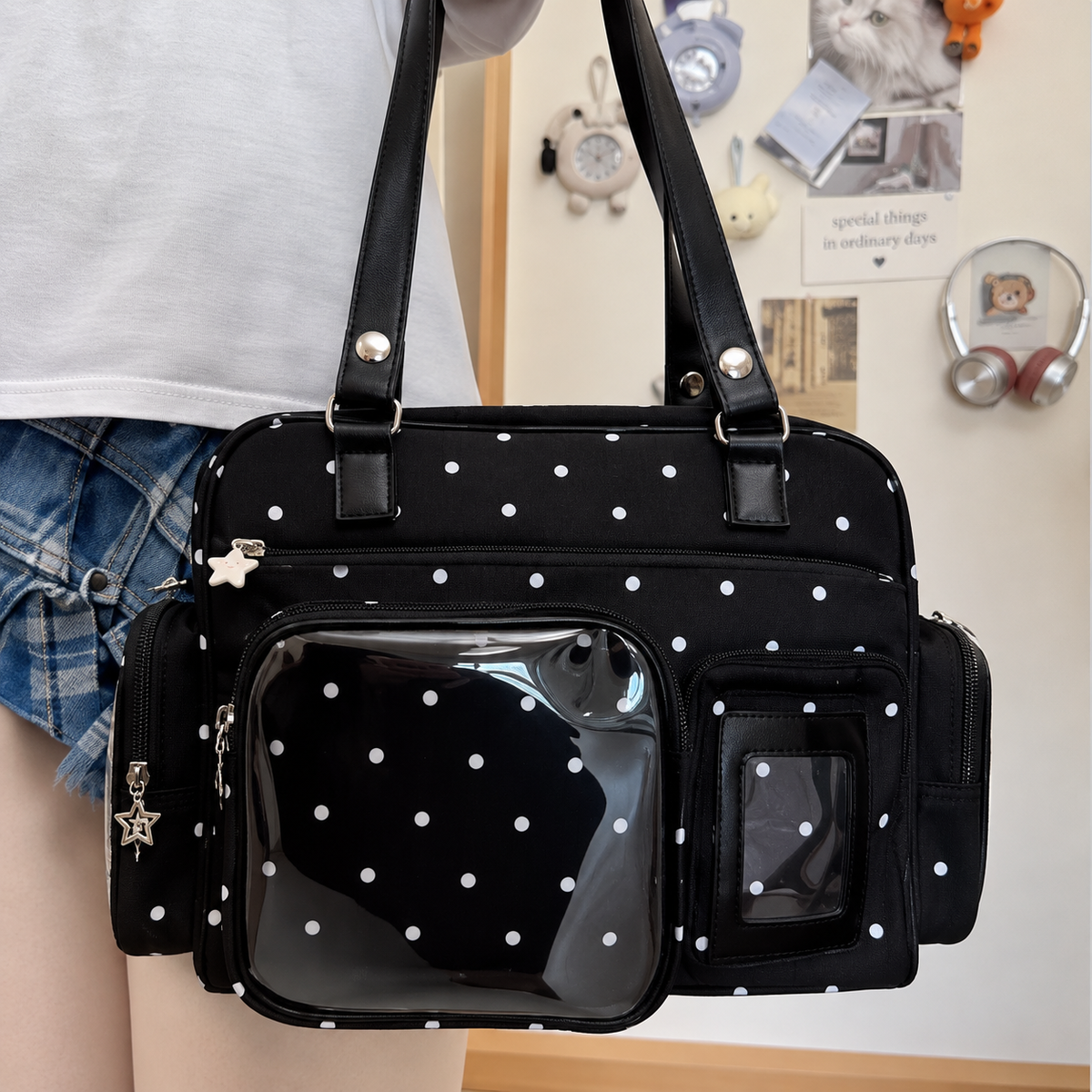 Sparkle Heart Ita Bag