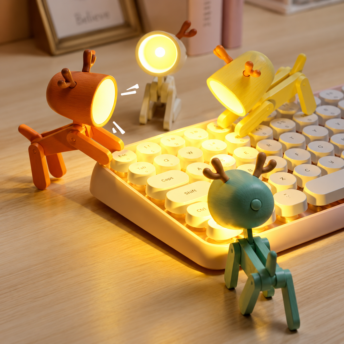 Mini Dog Deer Night Light