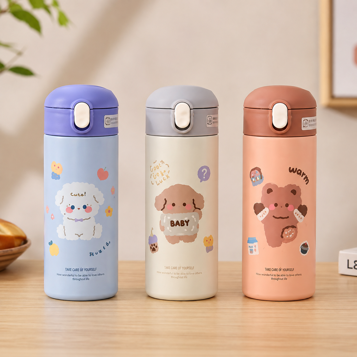 Cartoon Thermos Vacuum Flask