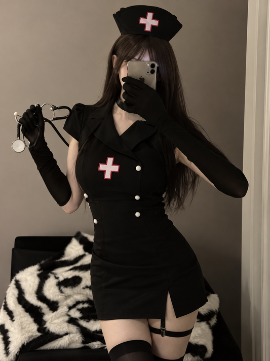 Midnight Nurse Costume Set