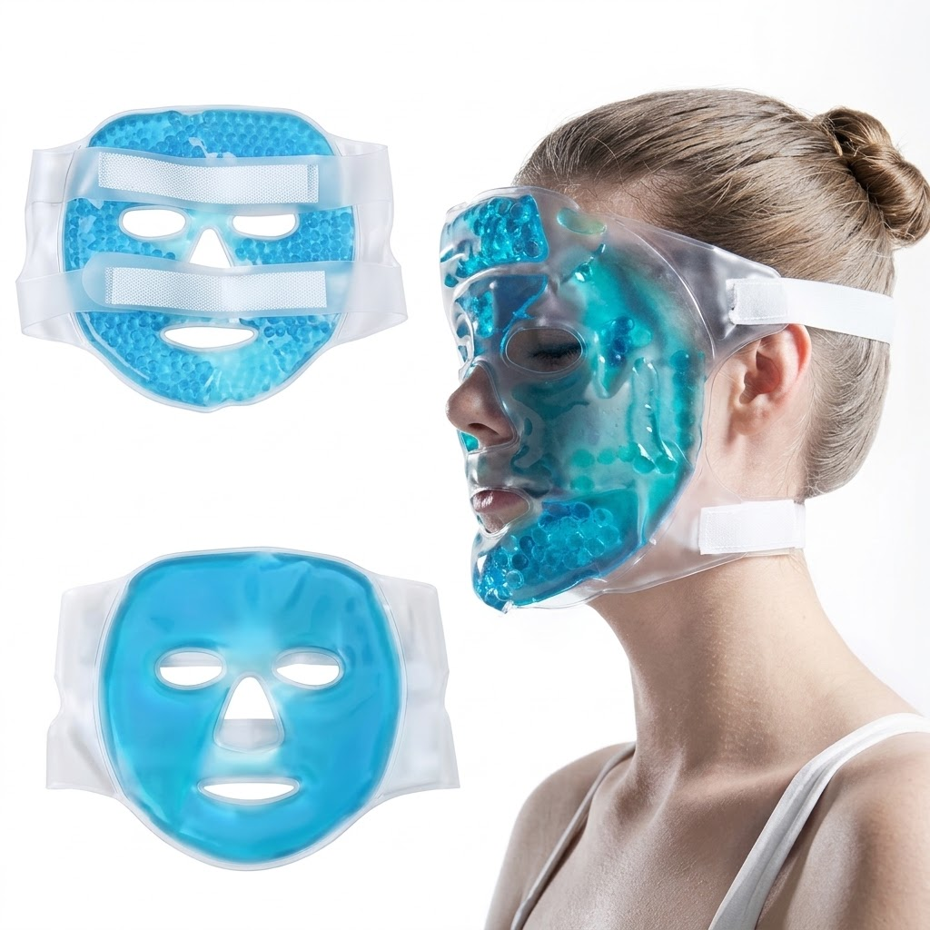 Gel Bead Ice & Heat Face Mask