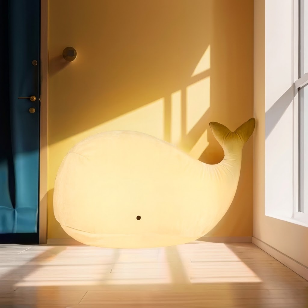 Cartoon Whale Night Light
