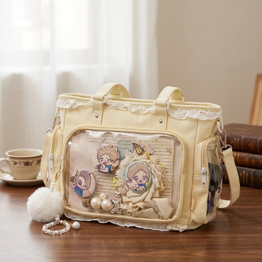 Transparent Ita Crossbody Bag