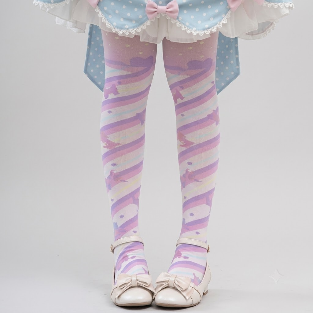 Candy Stripe Cozy Socks
