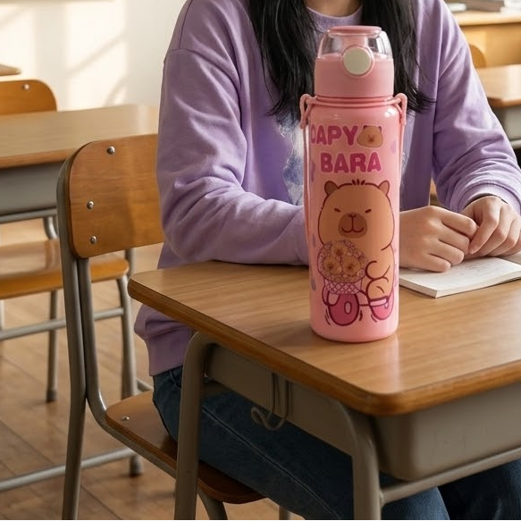 Capybara Water Bottle