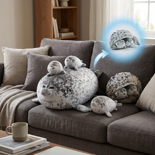 Cozy Seal Family Plush