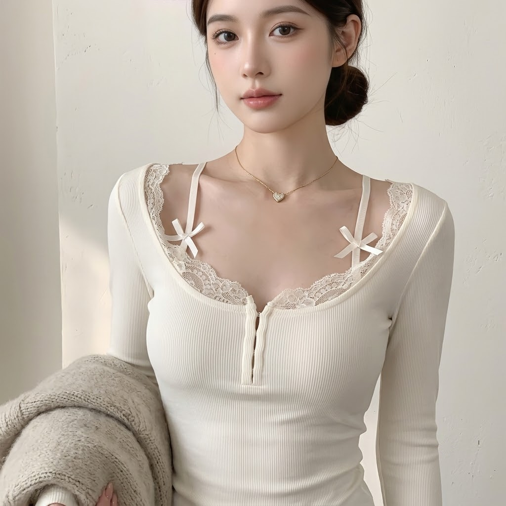 Dreamy Lace Bow Top