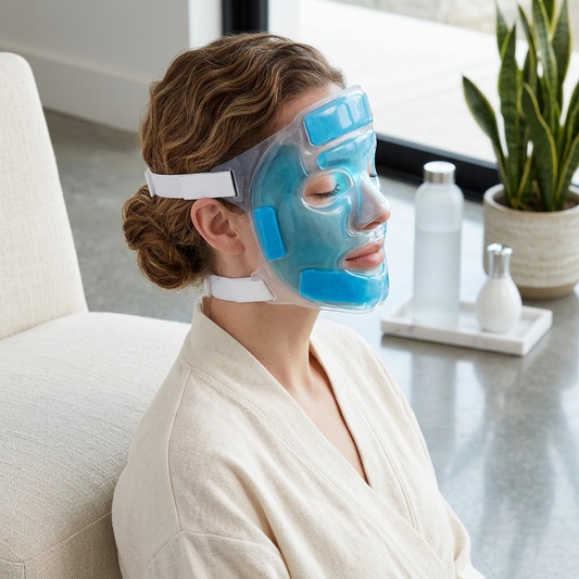 Gel Bead Ice & Heat Face Mask