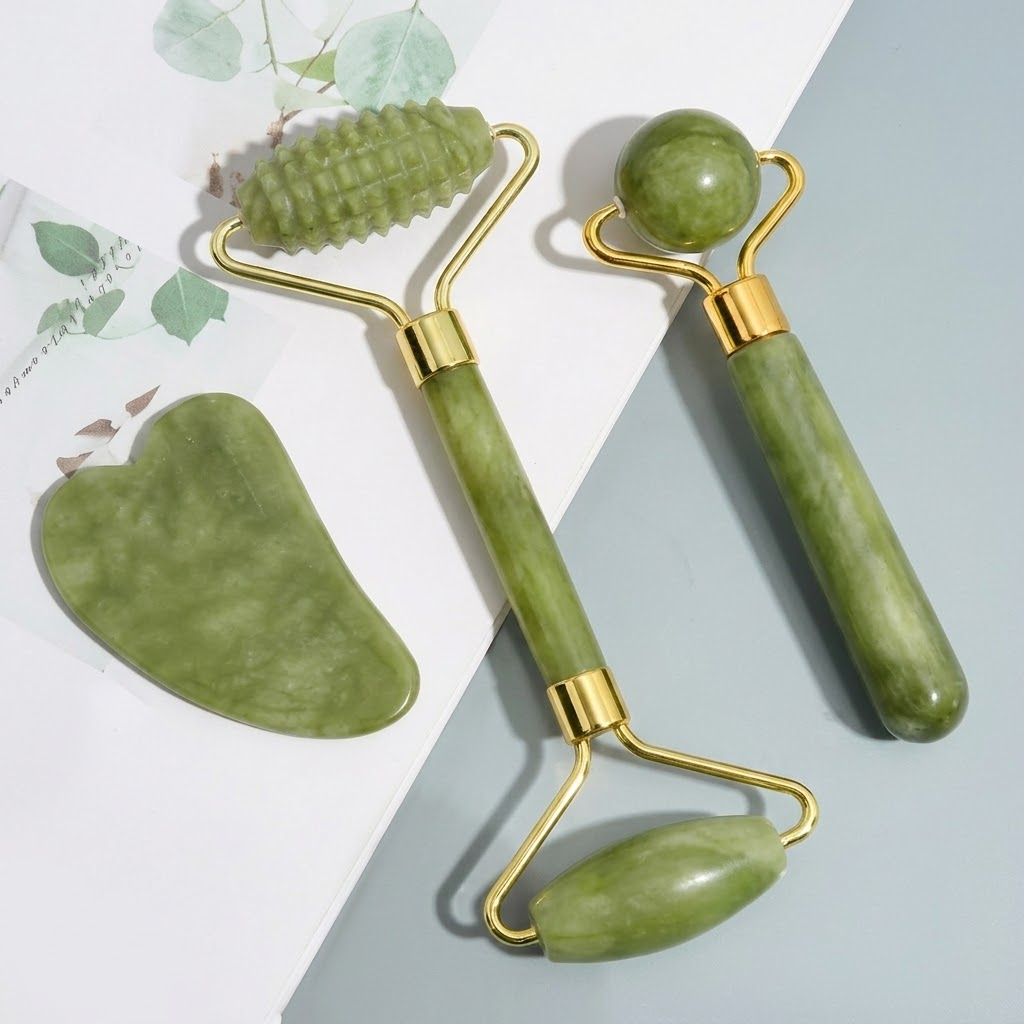 Jade Roller & Gua Sha Set