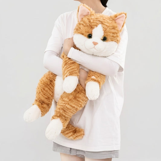 Lying Cat Plush Pillow